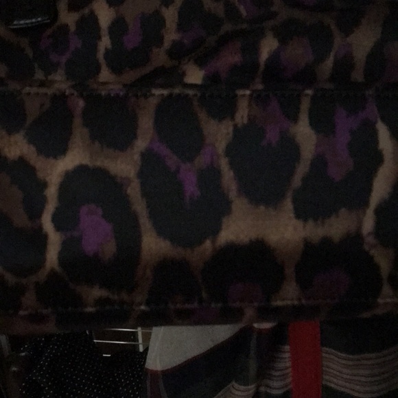 Coach Ocelot purple leopard bag - Picture 6 of 12